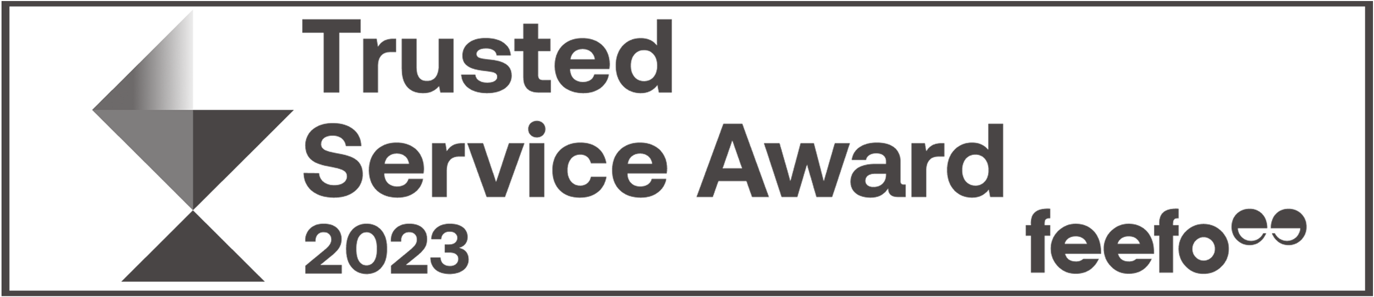 Feefo Trusted Service Award 2025